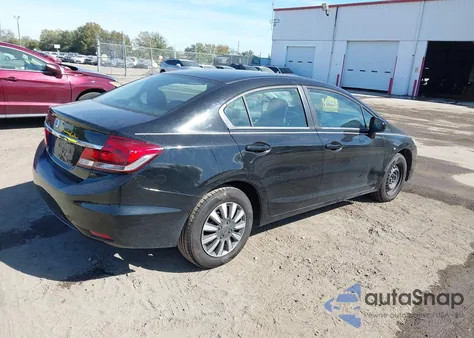 2015 Honda Civic Lx из США, поврежденный, VIN 19XFB2F53FE109586